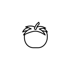 tomato vegatable icon vector illustration