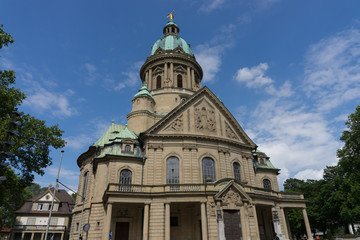 Fototapeta na wymiar Christuskirche Mannheim - 