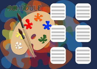 class schedule template