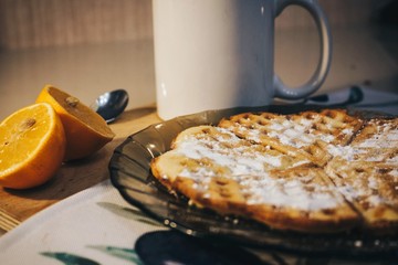 homemade apple pie