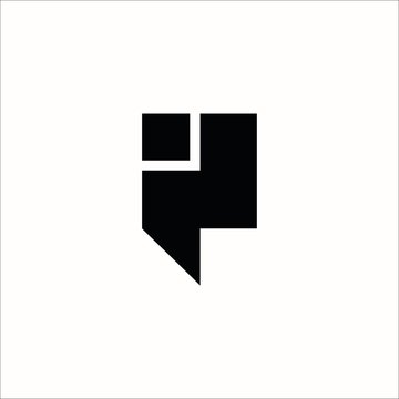 iN letter logo template design vector