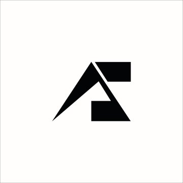 AZ letter logo template design vector