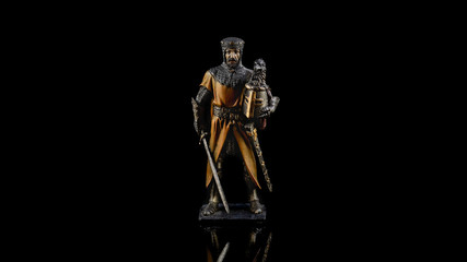 Statuette of a medieval knight