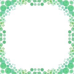 Colorful bubble frame illustration. Perfect for card design background