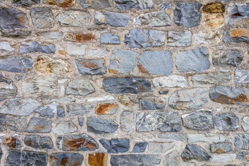 Mur de pierre en extérieur