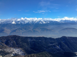 Winter Hike in the Alps
