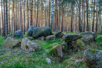 The prehistoric megalith tomb 