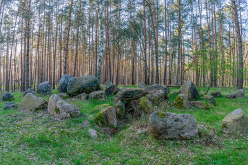 The prehistoric megalith tomb "Kaisergrab" near Haldensleben