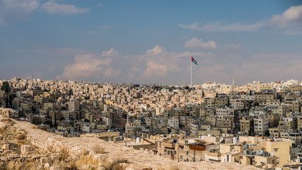 Jordan amman city landscape