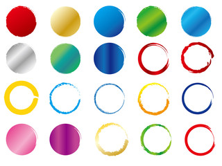 和風和柄文字フレーム