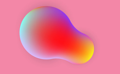 Abstract gradient background design - futuristic orange fluid style background. Abstract graphic elements