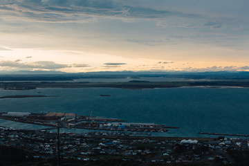 Fototapeta premium Dramatic clouds over the coast of New Zealand