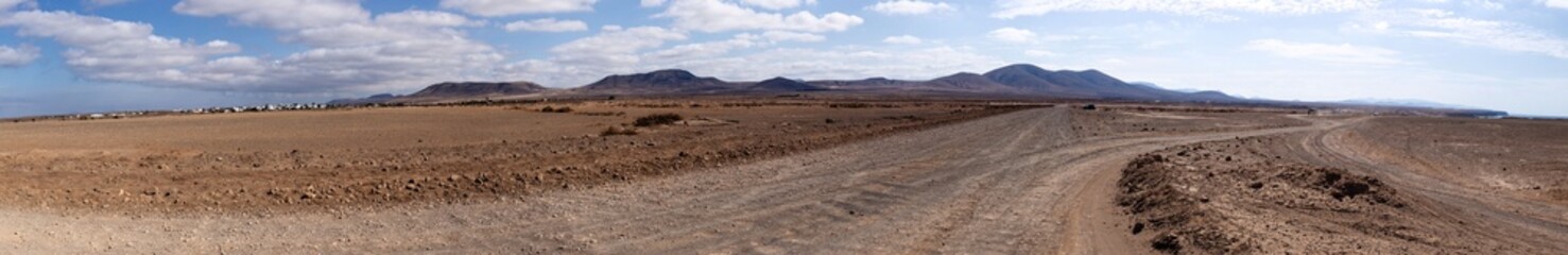 Landscape at Playa El Hierro  Fuerteventura 