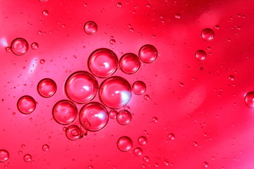 beautiful bubble on macro photography for backgounds