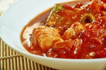 Chinese style cooked pike