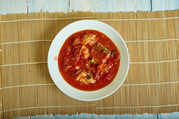 Chinese style cooked pike