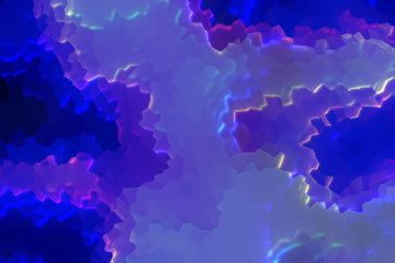 background design template - gradient abstract texture of trendy in 2020 color phantom blue with ice lines, party concept illustration