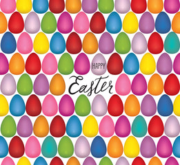 Easter egg seamless pattern. Festive spring holiday background  for printing on fabric, paper for scrapbooking, gift wrap and wallpapers.