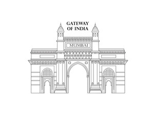 Obraz premium India, Mumbai city. Indian gateway famous landmark.