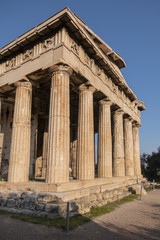 Temple of Hephaestus (Hephaisteion) - well-preserved Greek temple. Temple of Hephaestus is Doric...