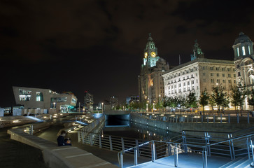 Fototapeta premium Liverpool Three Graces 2