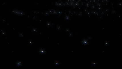 Glitter Shining Star Flash Light Wall 3D illustration background