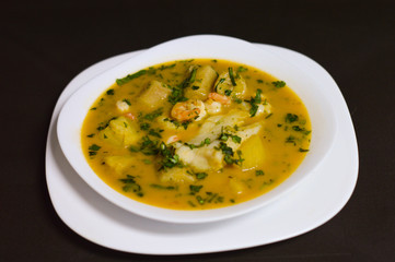 Sopa de mariscos