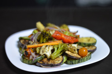 Vegetales al vapor