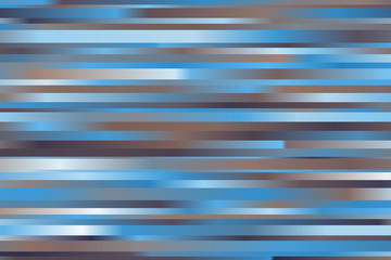 Blue and brown lines and stripes vector background.