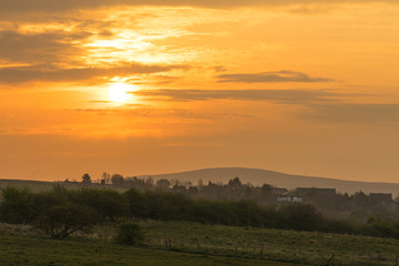 Obraz na płótnie Canvas Countryside Sunrise
