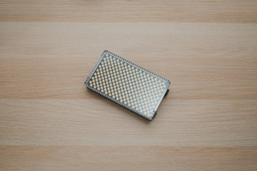 LED light on a table