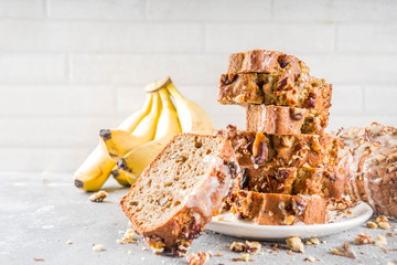 Homemade banana bread