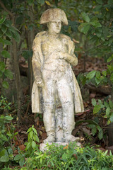 Statue of Napoleon at the Villa of San Martino on the island of Elba in the Tuscan Archipelago of...