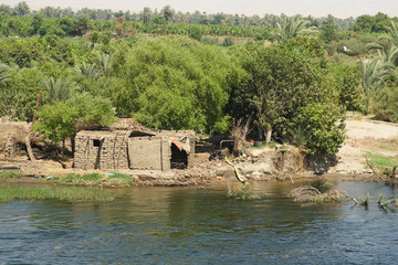 Fototapeta na wymiar Nile and views of the River