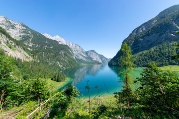 Fototapeta na wymiar scenery around the Lake Königssee