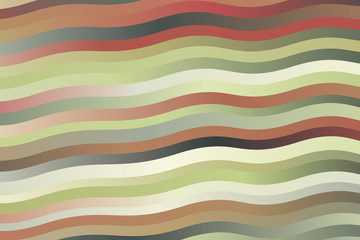 Green and red waves vector background.