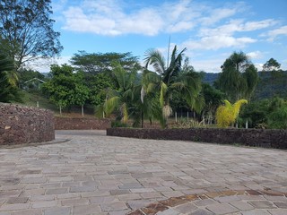 jardim de casa de luxo