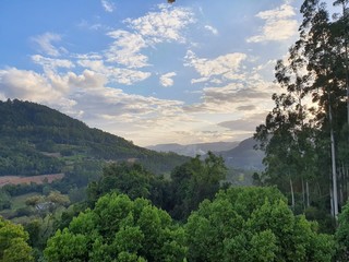 vista das montanhas