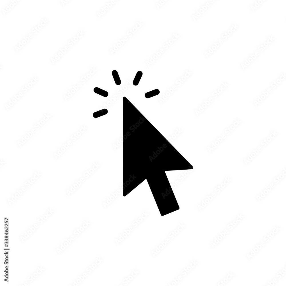 Poster cursor icon, cursor sign and symbol vector design