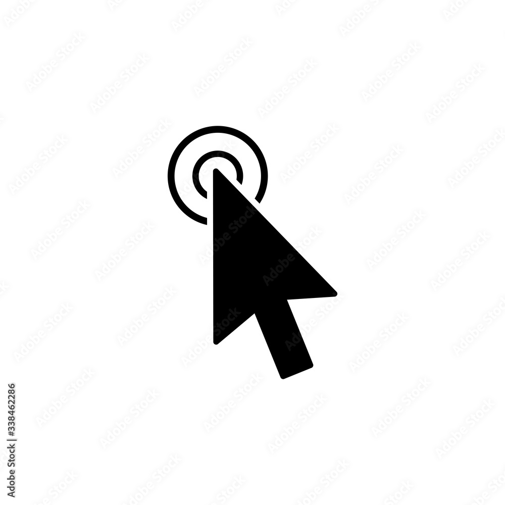 Poster cursor icon, cursor sign and symbol vector design