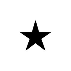 Obraz premium Star icon, star sign and symbol vector design
