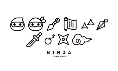 [NINJA] vector icons  © creamfeeder