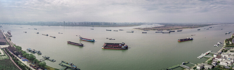 China Yangtze River commercial trade hub