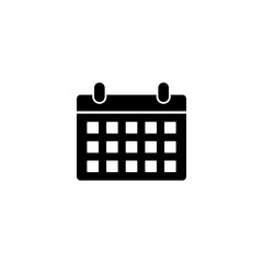 Calendar icon, Calendar sign and symbol vector design