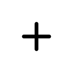 Obraz premium plus icon, plus sign and symbol vector