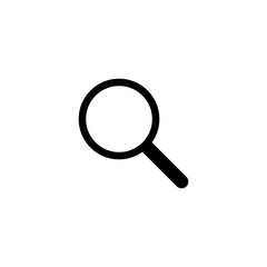 Magnifying glass icon, search icon vector Design