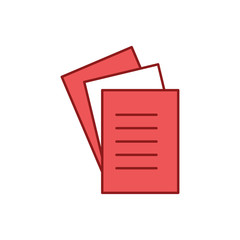 paper icon vector design template