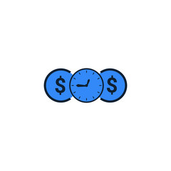 time is money icon