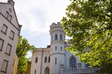 Obraz premium Very beautiful and atmospheric streets in the old town of Riga, Latvia.
