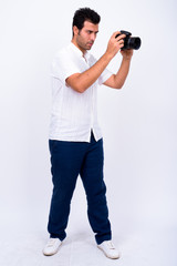 Obraz premium Full body shot of handsome Turkish man